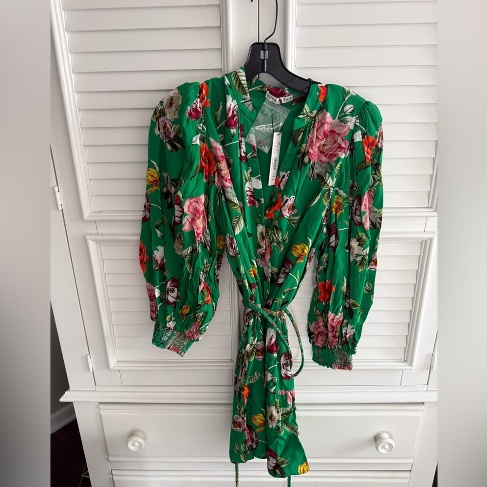Alice & Olivia NWT ANTONETTE MINI DRESS size 10 - Picture 6 of 15